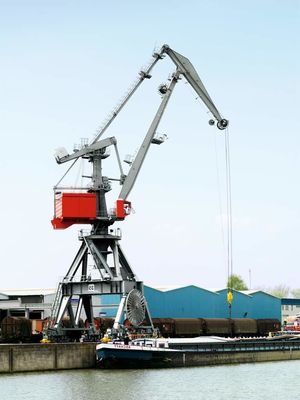 Customized Port 5ton To 200 Ton Fixed Shipping Dock Crane