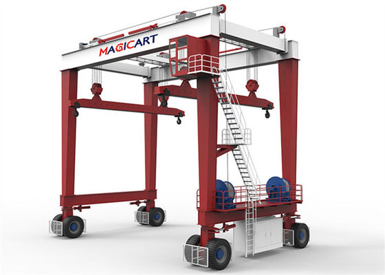 Cần cẩu giàn di động RTG có thể điều chỉnh tùy chỉnh 10t-1200t gắn trên đường ray